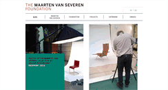 Desktop Screenshot of maartenvanseveren.be